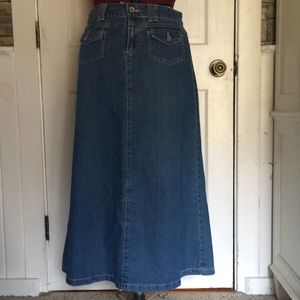 Baccini Denim Skirt